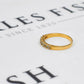 Pre-Owned 9ct Gold 7 Aquamarine Dress Ring Size P
