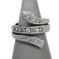 Pre-Owned 9ct White Gold Diamond Wraparound Ring Size N.5