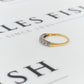 Pre-Owned 9ct Gold 7 Illusion Set Diamond Ring Size M