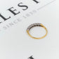 Pre-Owned 9ct Gold 7 Illusion Set Diamond Ring Size M