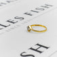 Pre-Owned 9ct Gold 4 Diamond Ring Size K.5