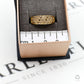 Pre-Owned 9ct Gold 3 Row Treated Yellow Diamond Ring Size N