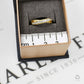 Pre-Owned 9ct Gold 11 Diamond Crossover Ring Size L
