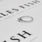 Pre-Owned 9ct White Gold Diamond Solitaire Ring Size M