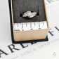 Pre-Owned 9ct White Gold Illusion Set Diamond Ring Size M