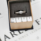 Pre-Owned 9ct White Gold Cluster Ring Size N