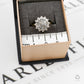 Pre-Owned 9ct Gold Illusion Set Diamond Cluster Ring Size M