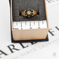 Pre-Owned 9ct Gold Sapphire & Diamond Cluster Ring Size M