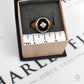 Pre-Owned 9ct Gold Oval Onyx & Diamond Signet Ring Size T