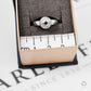 Pre-Owned 9ct White Gold Sapphire & Diamond Cluster Ring