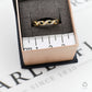 Pre-Owned 9ct Gold Sapphire & Diamond Ring Size K