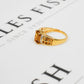 Pre-Owned 9ct Gold Multi Citrine & Diamond Ring Size O.5