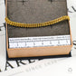Pre-Owned 18ct Gold Square Foxtail Chain Bracelet 8 Inch