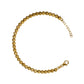 Pre-Owned 18ct Gold Faceted Ball Bracelet 8 Inch