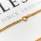Pre-Owned 18ct Gold Curb Chain Bracelet 7.5 Inch