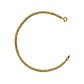 Pre-Owned 18ct Gold Curb Chain Bracelet 7.5 Inch