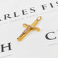 Pre-Owned 9ct Gold Crucifix Pendant
