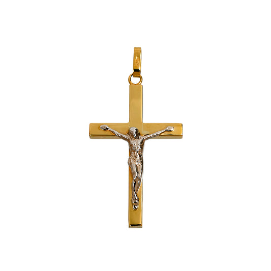 Pre-Owned 9ct Gold Crucifix Pendant