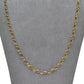 Pre-Owned 9ct Gold Belcher Chain Necklace 22 Inch