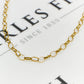 Pre-Owned 9ct Gold Belcher Chain Necklace 22 Inch
