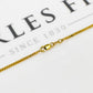 Pre-Owned 9ct Gold Box Link Chain Necklace 18 Inch