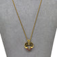 Pre-Owned 14ct Gold Multi Gemstone Heart Pendant Necklace
