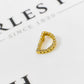Pre-Owned 14ct Gold Letter D Initial Pendant