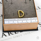Pre-Owned 14ct Gold Letter D Initial Pendant