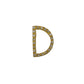 Pre-Owned 14ct Gold Letter D Initial Pendant