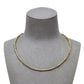 Pre-Owned 18ct White Gold Necklace & Gold Twist 16 Inch
