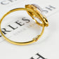 Pre-Owned 18ct Gold 2 Tone CZ Pendant & Bangle SET