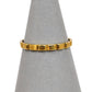 Pre-Owned 14ct Gold Dimpled Band Ring Size N