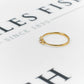 Pre-Owned 14ct Gold CZ 2 Heart Ring Size N