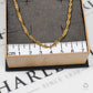 Pre-Owned 9ct Gold Twist Curb Chain Necklace 24 Inch