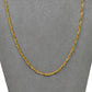 Pre-Owned 9ct Gold Twist Curb Chain Necklace 20 Inch