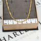 Pre-Owned 9ct Gold Twist Curb Chain Necklace 20 Inch