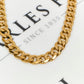 Pre-Owned 9ct Gold Curb Chain Necklace 28 Inch