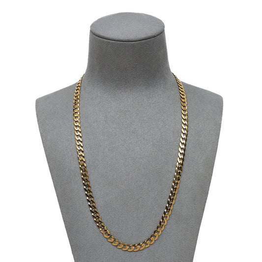 Pre-Owned 9ct Gold Curb Chain Necklace 20 Inch