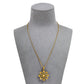 Pre-Owned 18ct Gold Flower Pendant & Chain 18 Inch