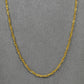 Pre-Owned 9ct Gold Twist Curb Necklace 20 Inch