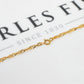 Pre-Owned 9ct Gold Twist Curb Necklace 20 Inch