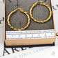 Pre-Owned 9ct Gold Twist Creole Hoop Earrings