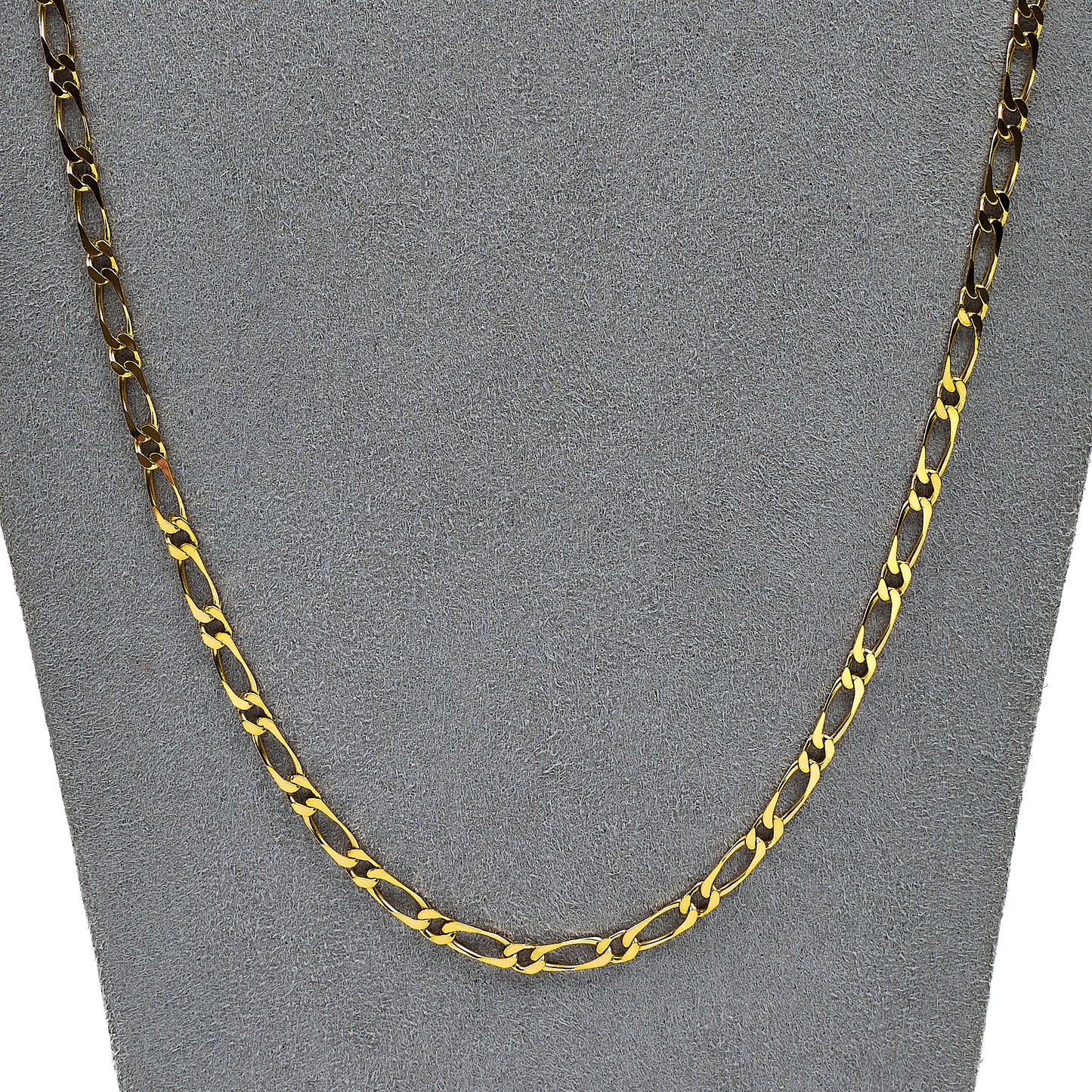 Pre-Owned 9ct Gold Figaro Chain Necklace 24 Inch