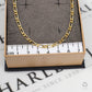Pre-Owned 9ct Gold Figaro Chain Necklace 24 Inch