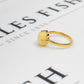 Pre-Owned 9ct Gold Opal Ring Size P.5