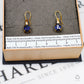 Pre-Owned 9ct Gold Kyanite & White Zircon Drop Earrings