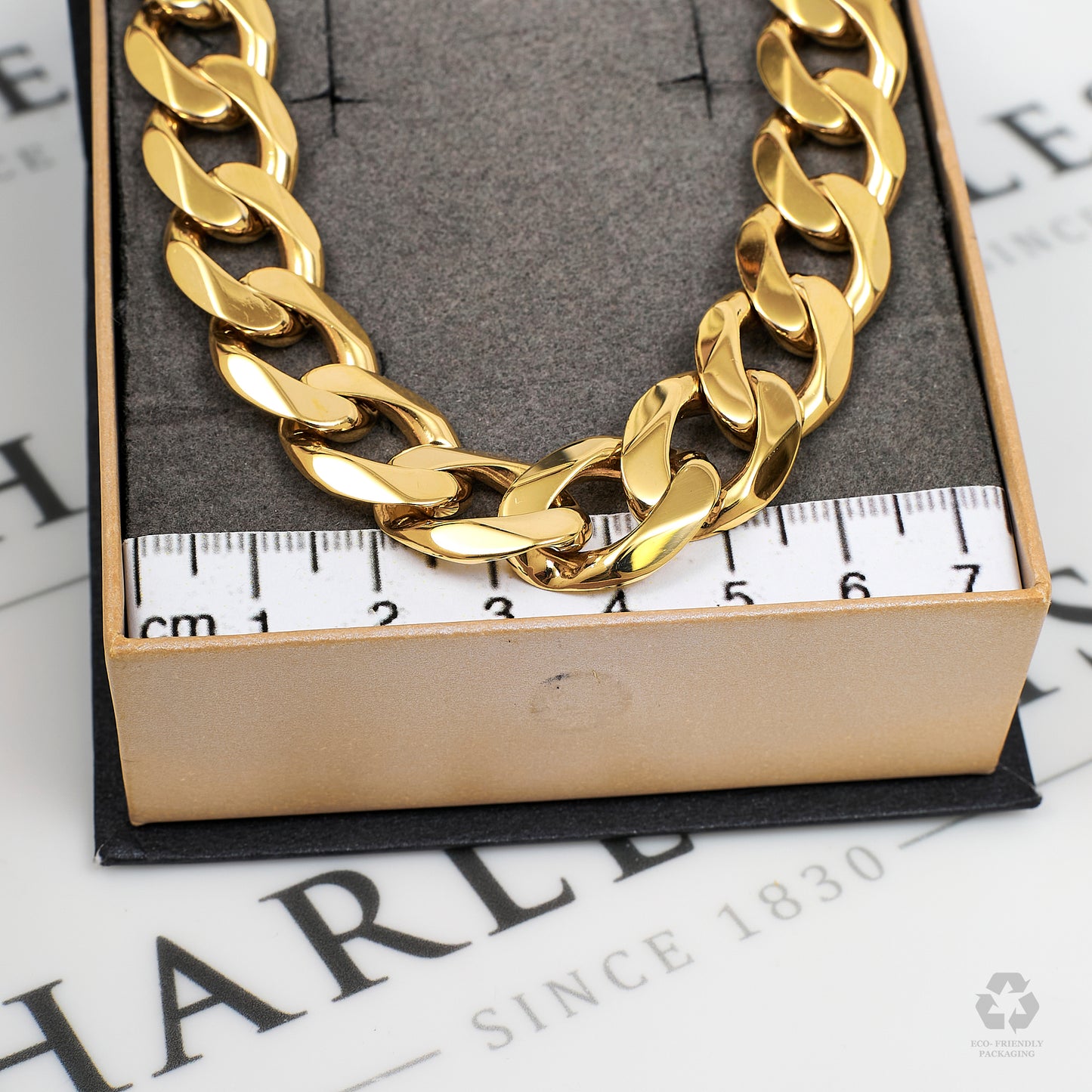Pre-Owned 9ct Gold Curb Chain Bracelet 9 inch