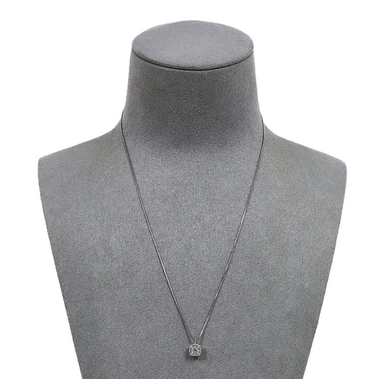 Pre-Owned 18ct White Gold Diamond Pendant Necklace 16 Inch