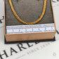 Pre-Owned 18ct Gold Matte Finish Popcorn Chain Necklace