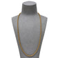 Pre-Owned 18ct Gold Matte Finish Popcorn Chain Necklace